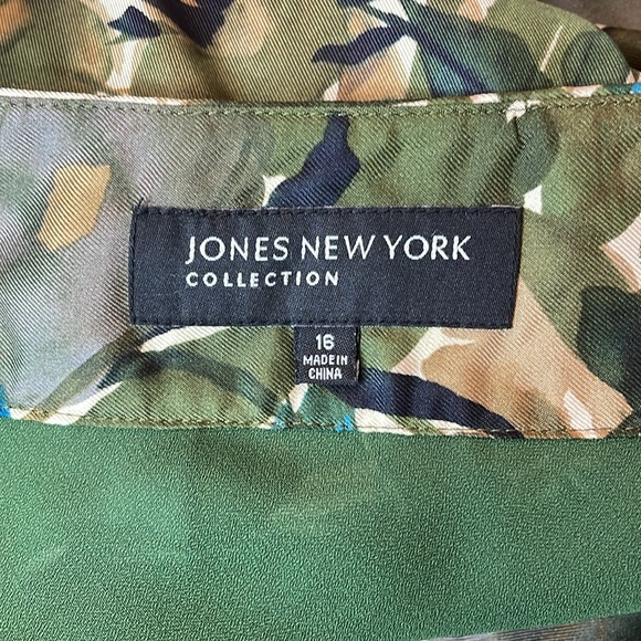 Rare 💯% Silk Jones New York NWT Full Skirt - Picture 12 of 17